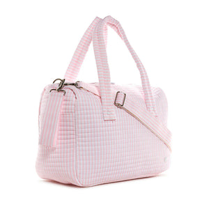 Quilted Stroller Bag Pimlico Pink Stripe