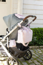 Quilted Stroller Bag Pimlico Pink Stripe