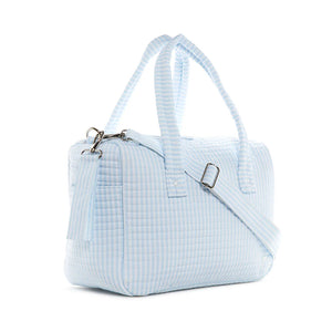 Quilted Stroller Bag Pimlico Blue Stripe