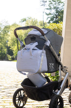 Quilted Stroller Bag Pimlico Blue Stripe
