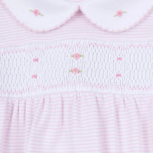 Anna Smocked Footie Pink