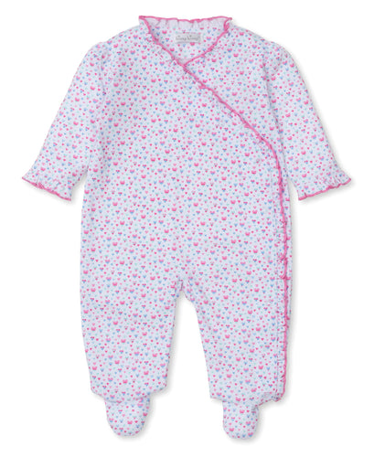 Rainbow Joy Hearts Footie