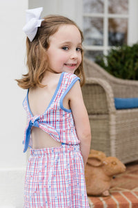 Kristin Knot Dress Patriotic Knit