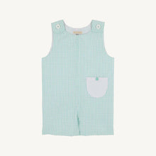 Prescott Pocket Jon Jon Turks Teal Windowpane with Worth Avenue White