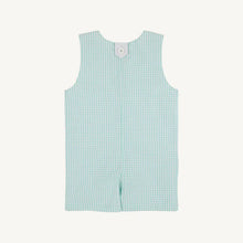 Prescott Pocket Jon Jon Turks Teal Windowpane with Worth Avenue White