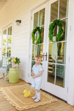 Prescott Pocket Jon Jon Turks Teal Windowpane with Worth Avenue White