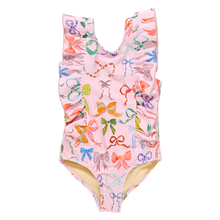 Girls Katniss Suit - Watercolor Bows