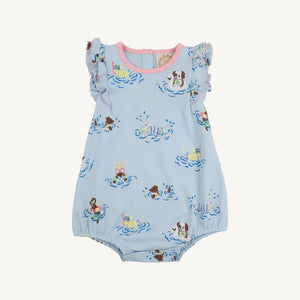 Ruehling Ruffle Bubble Doggy Paddle with Sandpearl Pink
