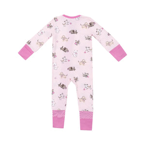 Fluffy Puppies - 2 Way Zipper Romper
