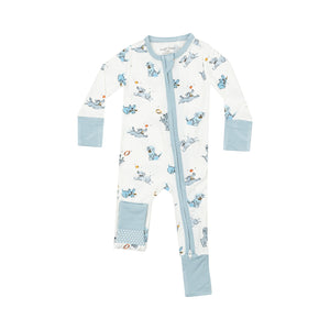 Playful Puppies - 2 Way Zipper Romper