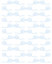 The Perfect Bow Baby Blanket Blue