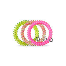 Spiral Hair Coils | Small | Tropical Punch Hair Ties