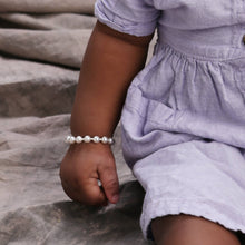Girls Silver Chunky Pearl Kids Bracelet Children's Jewelry