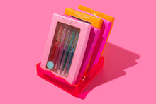 Wavy Acrylic Tray - Square - Hot Pink