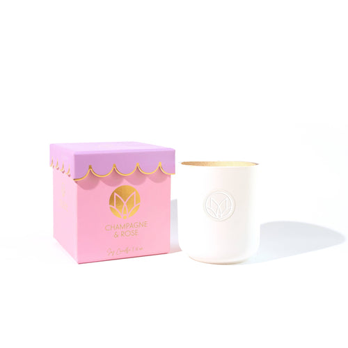 Champagne & Rose Soy Candle