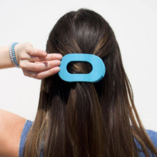 Flat Round Hair Clip | Medium | Summer Sky