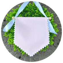 Cotton Pique Banner with Trim and Hanging Set