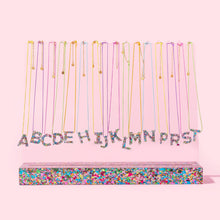 Letter Necklaces - Colorful Confetti