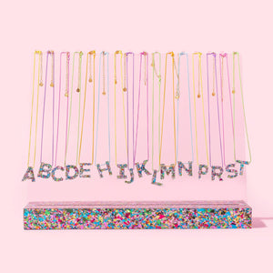 Letter Necklaces - Colorful Confetti