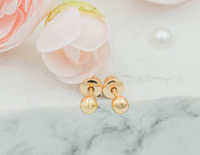 14K Gold-Plated Ball Stud Earrings for Baby & Kids