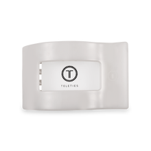 Flat Rectangle Hair Clip | Medium | Coconut White