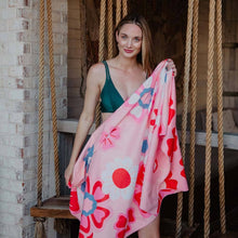 Flower Power Beach Quick Dry Towel