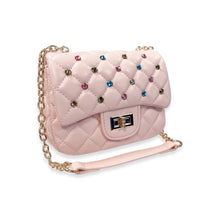 Colorful Gems Quilted Purse, Pink