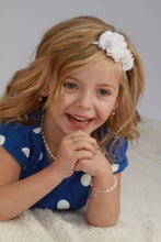 Girls Silver Chunky Pearl Kids Bracelet Children's Jewelry