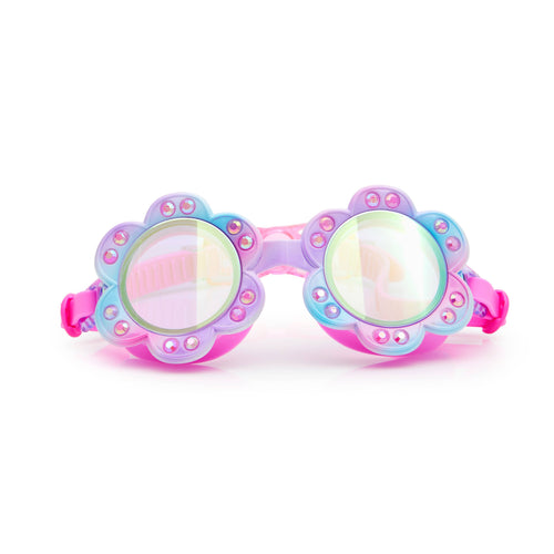 Ombre flower Swim Goggle, Summer Toy, Girls, Kids, Beach