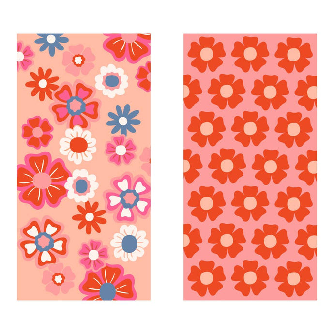 Flower Power Beach Quick Dry Towel