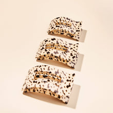 Flat Rectangle Hair Clip | Large | Blonde Tortoise