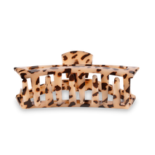 Open Blonde Tortoise Large Hair Clip