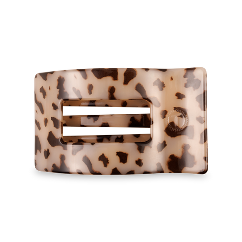 Flat Rectangle Hair Clip | Medium | Blonde Tortoise