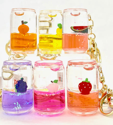 Fruit Can Floaty Key Charm