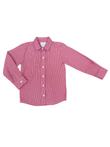 Ryan Red Dress Shirt, Red Gingham
