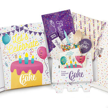Happy Birthday Pink Cake Card -Chocolate
