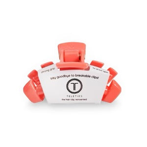 Coral Tiny Hair Clip