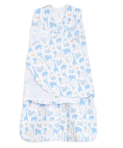 100% Cotton Sleepsack Swaddle, Blue Safari