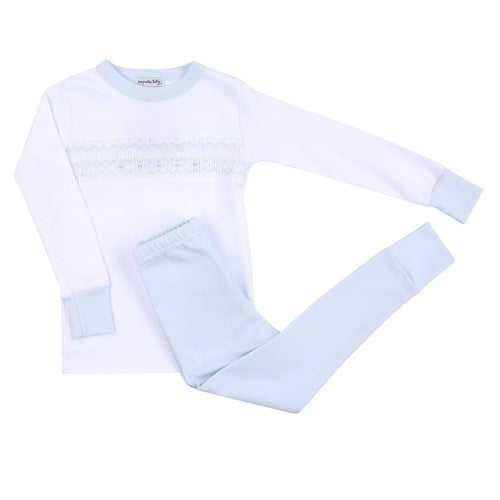 Blue Alice Andrew Smocked Pajama Set