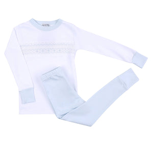 Blue Alice Andrew Smocked Pajama Set