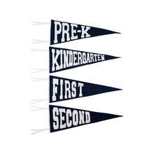 Back to School Pennant Nantucket Navy Felt