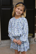 Wren Top Blue Floral