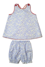 Lucy Sun Set Red White & Bloom Floral