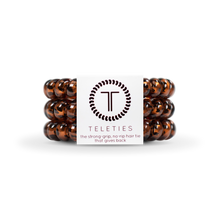 Tortoise - Large Spiral Hair Coils, Hair Ties, 3-pack
