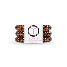 Tortoise - Small Spiral Hair Coils, Hair Ties, 3-pack