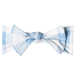 Copper Pearl Knit Headband Bow(prints)