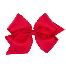 King Grosgrain Scalloped Edge Bow(9795)