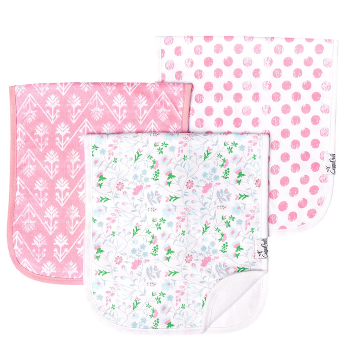 Copper Pearl Burp Cloth Set