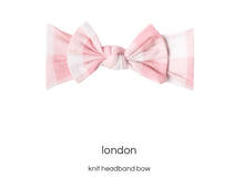 Copper Pearl Knit Headband Bow(prints)