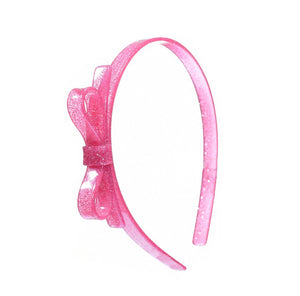 Acrylic Headbands Thin Bow